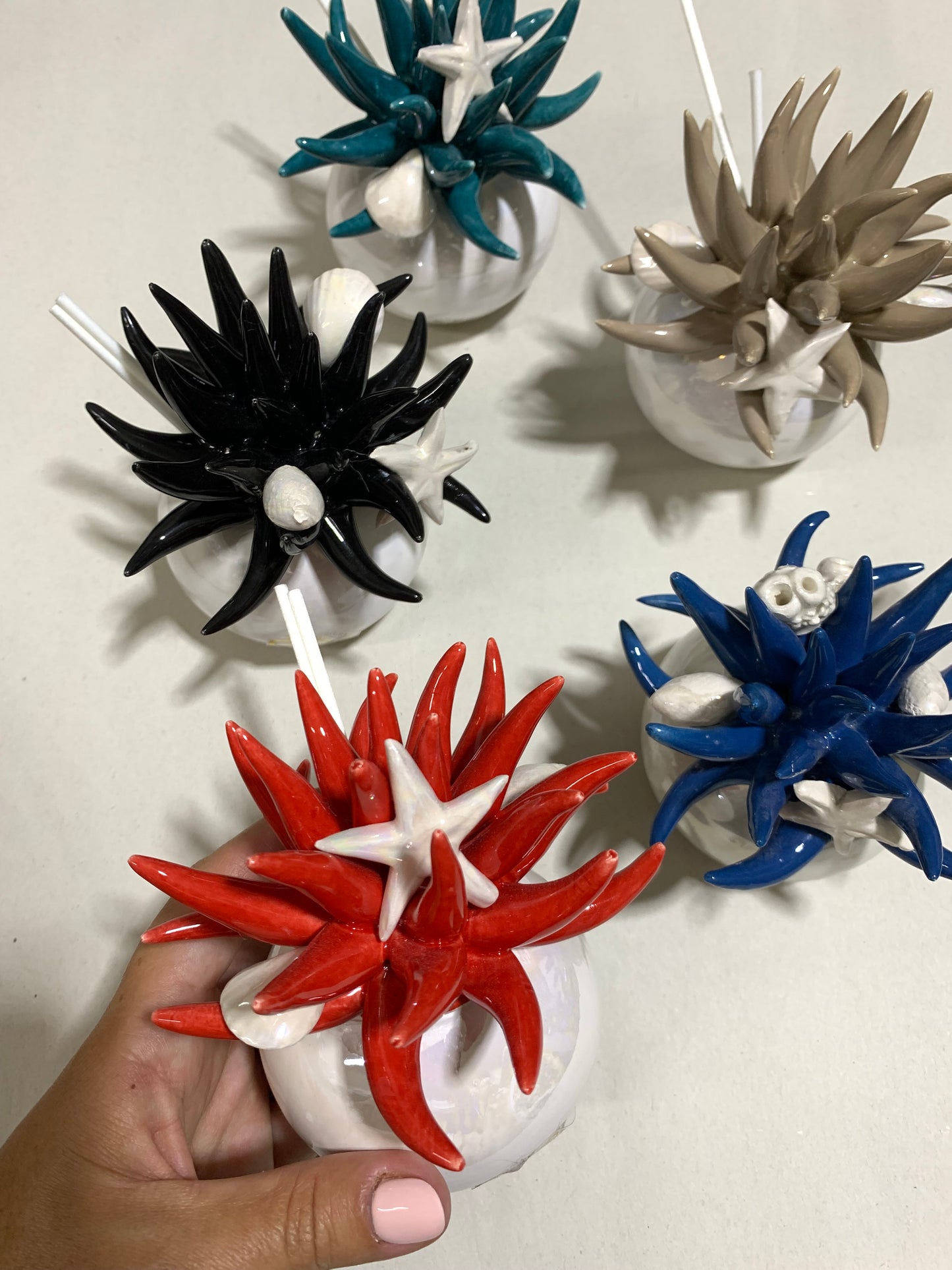 Profumatore ceramica anemone marino