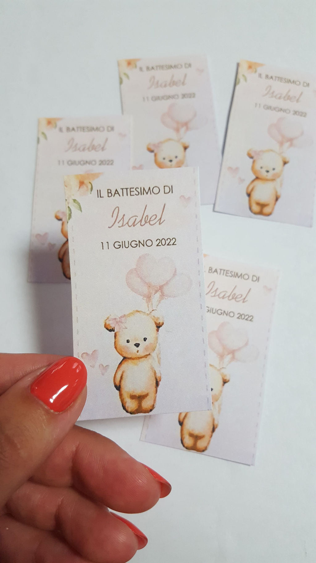 Bigliettini baby stampati