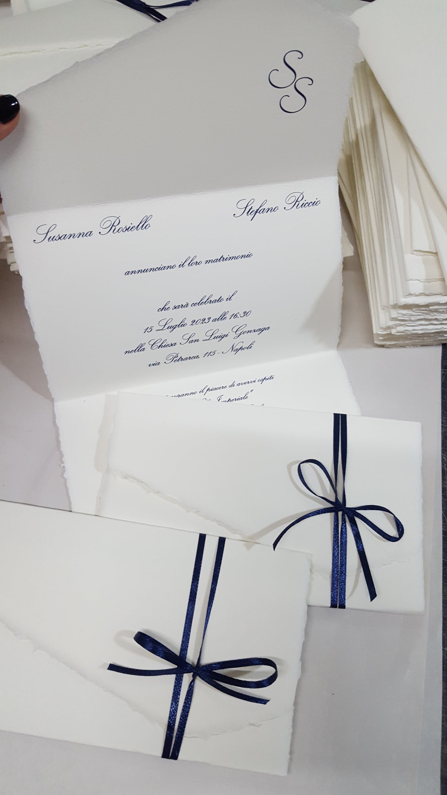 Partecipazione carta Amalfi
