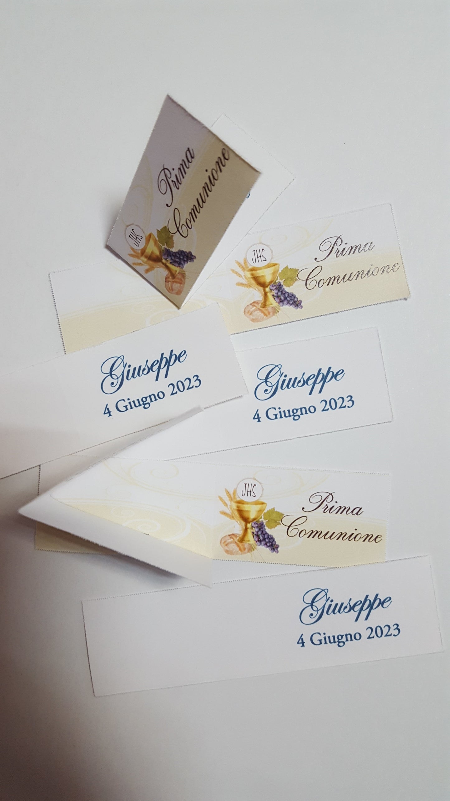 Bigliettini comunione/matrimonio stampati