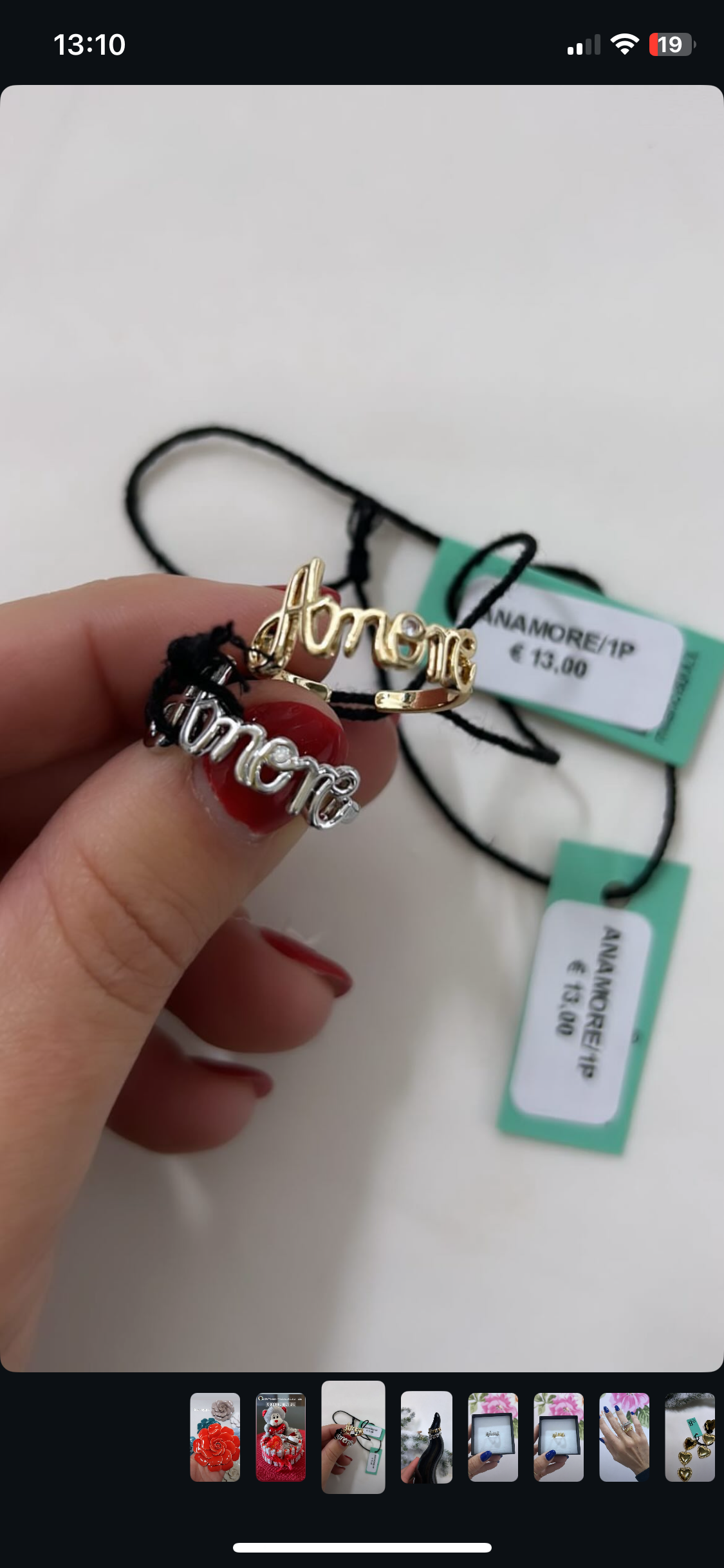 Anello “amore” “ti amo”