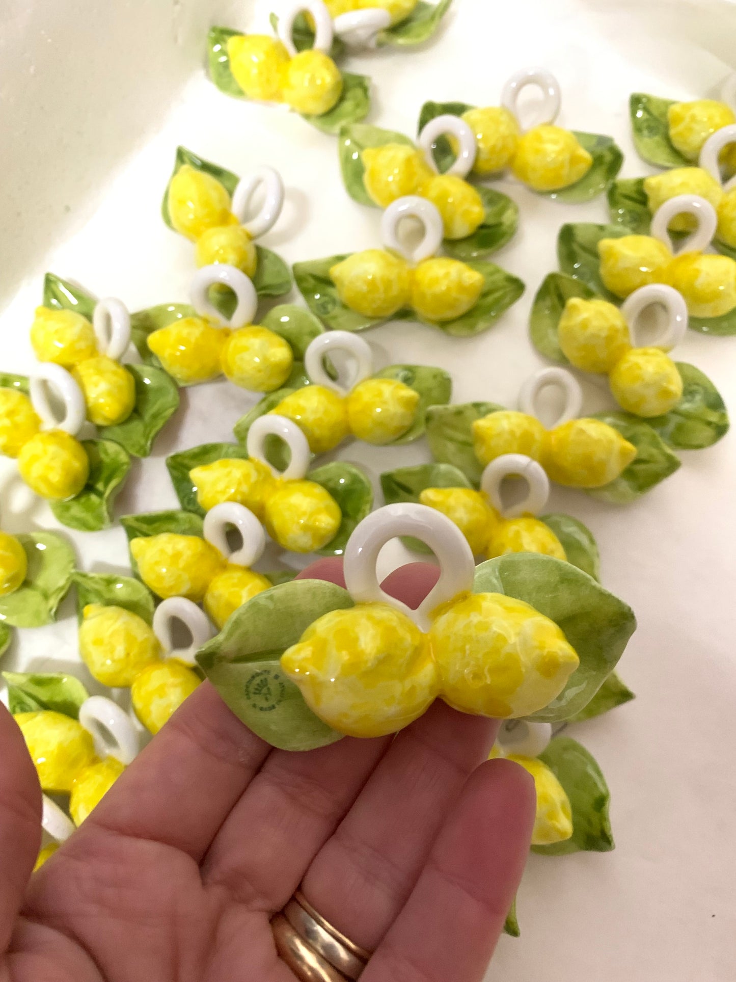 Coppia limoni con gancio
