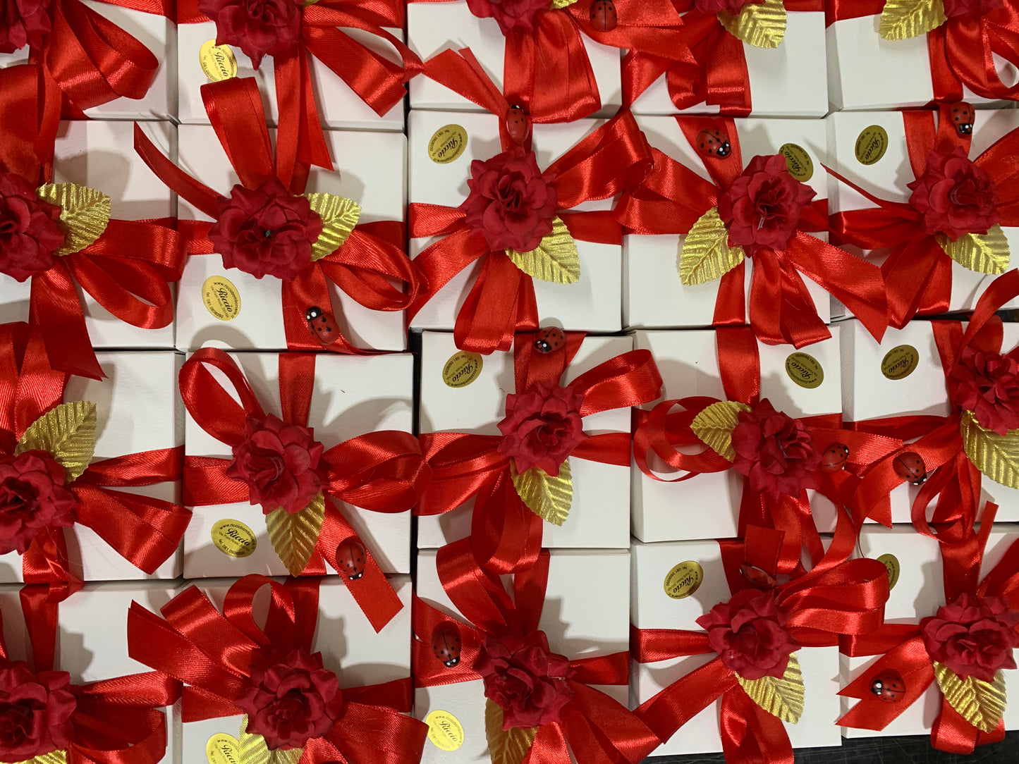 Palloncino piccolo rosso laurea con coccinella (si appende)