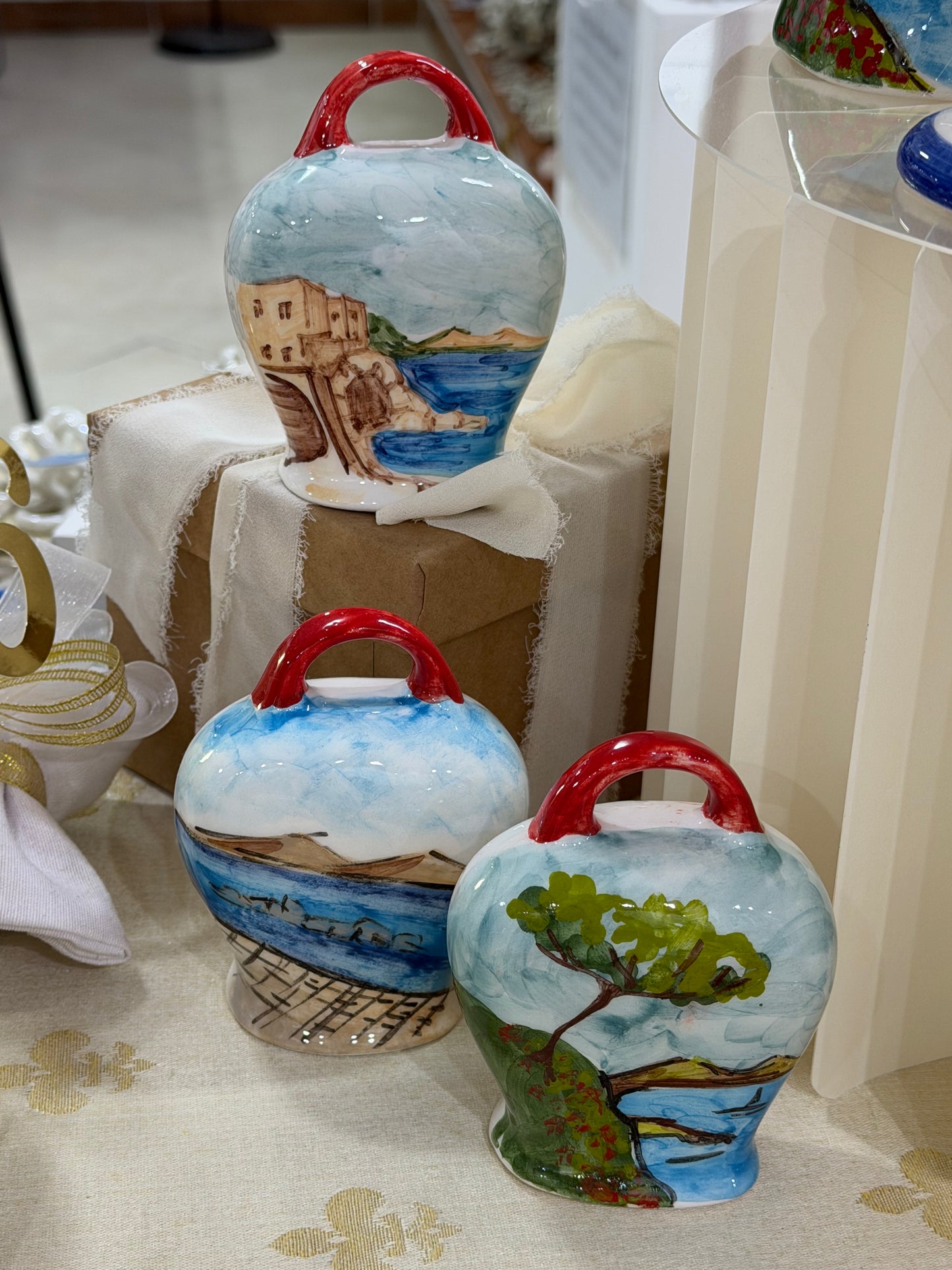 Campanaccio con dipinto Napoli