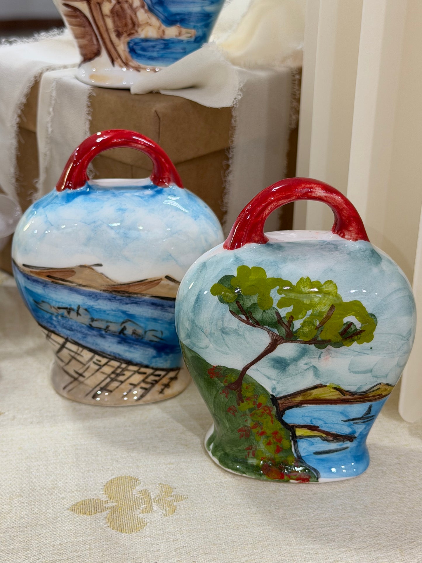 Campanaccio con dipinto Napoli