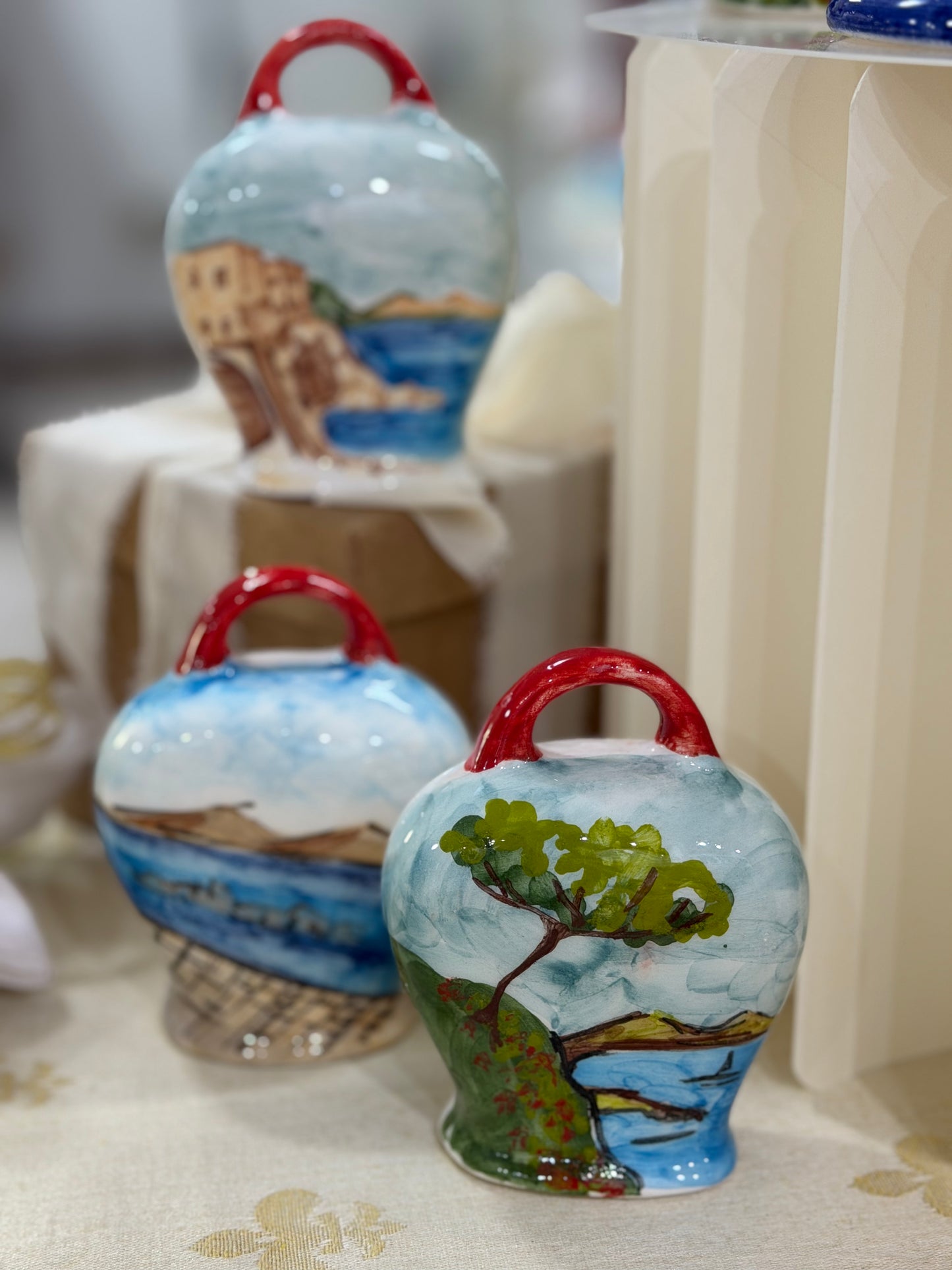 Campanaccio con dipinto Napoli