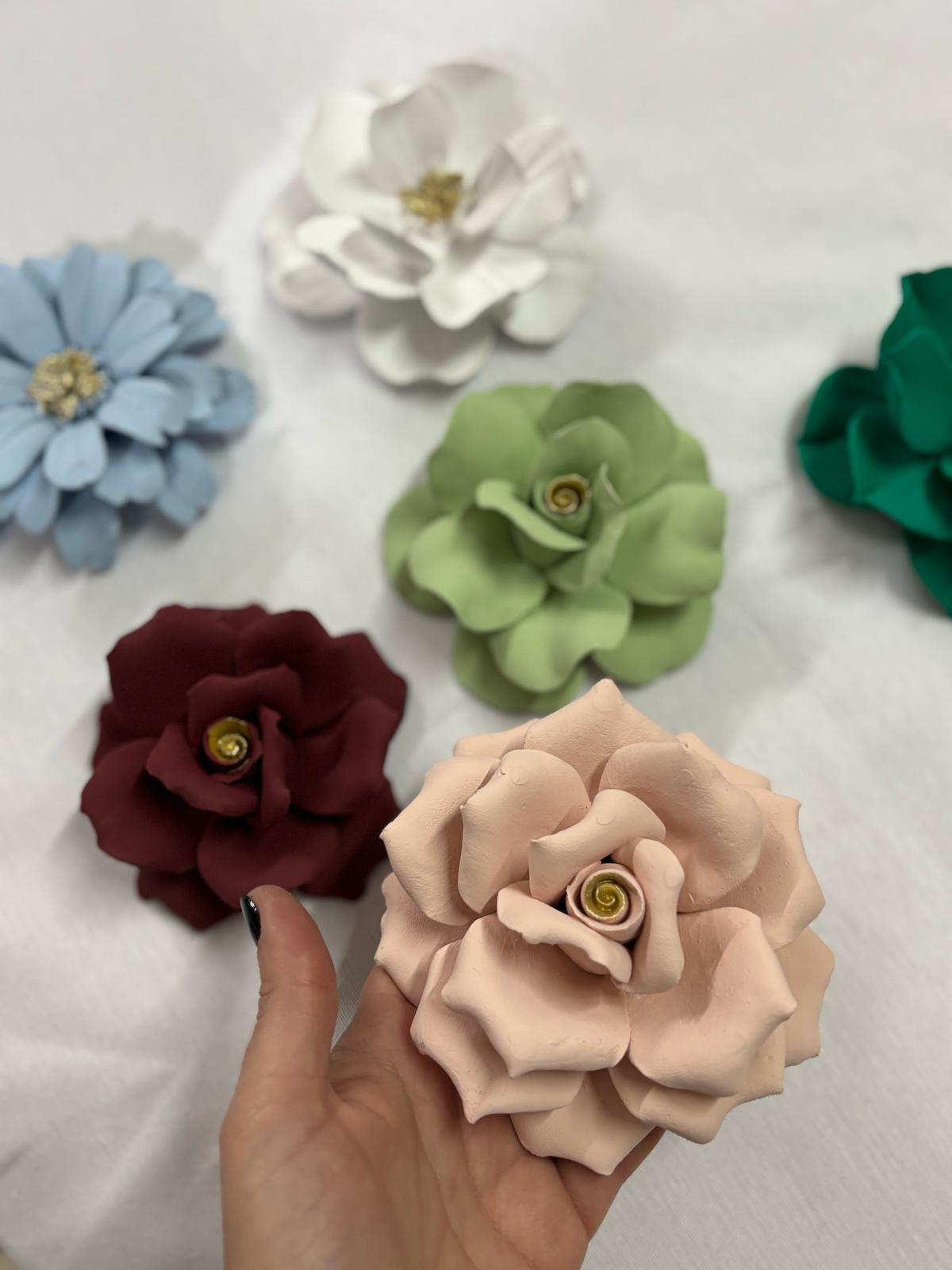 Fiore opaco 9cm in scatola