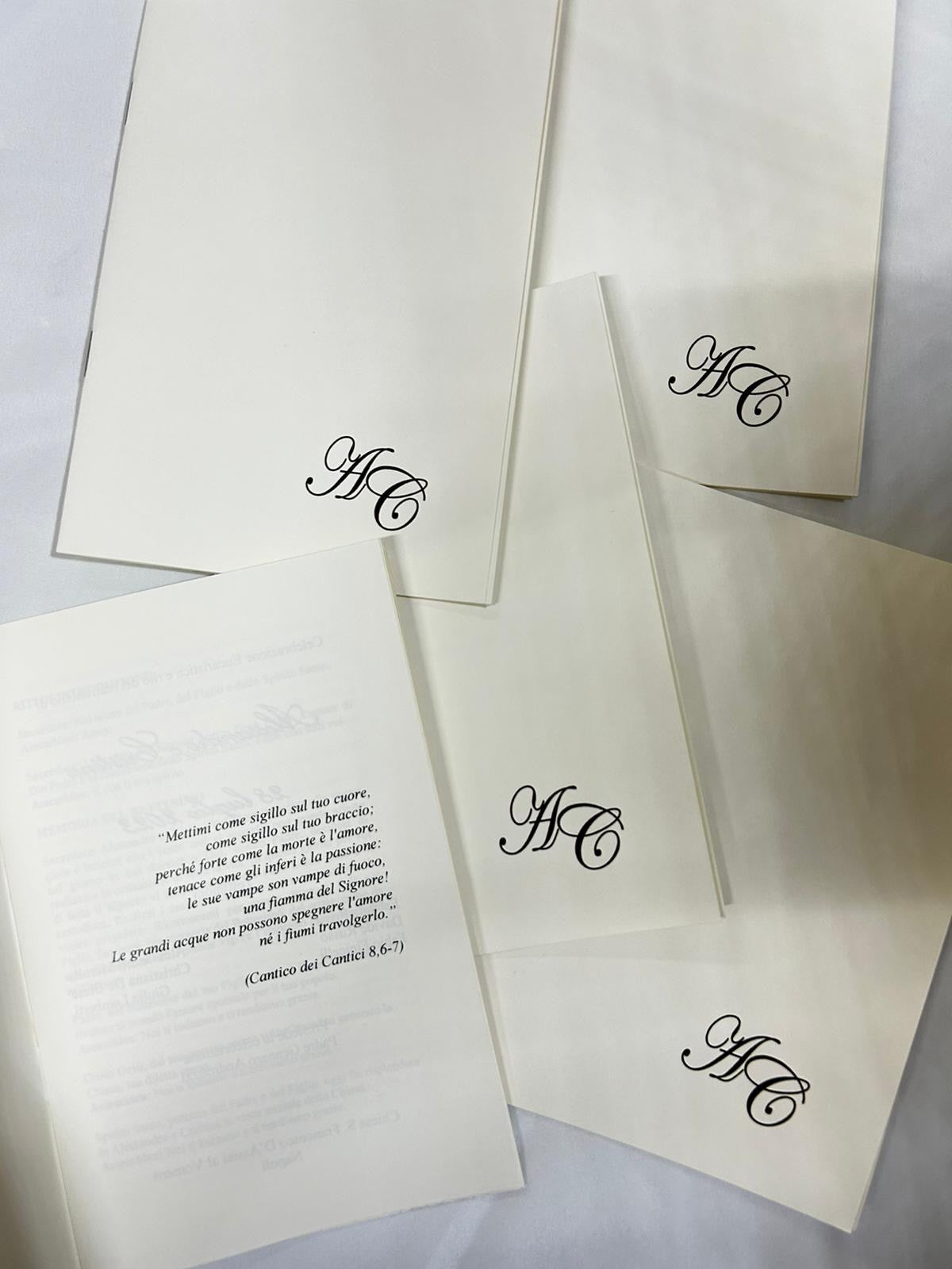 Libretto messa 13x18