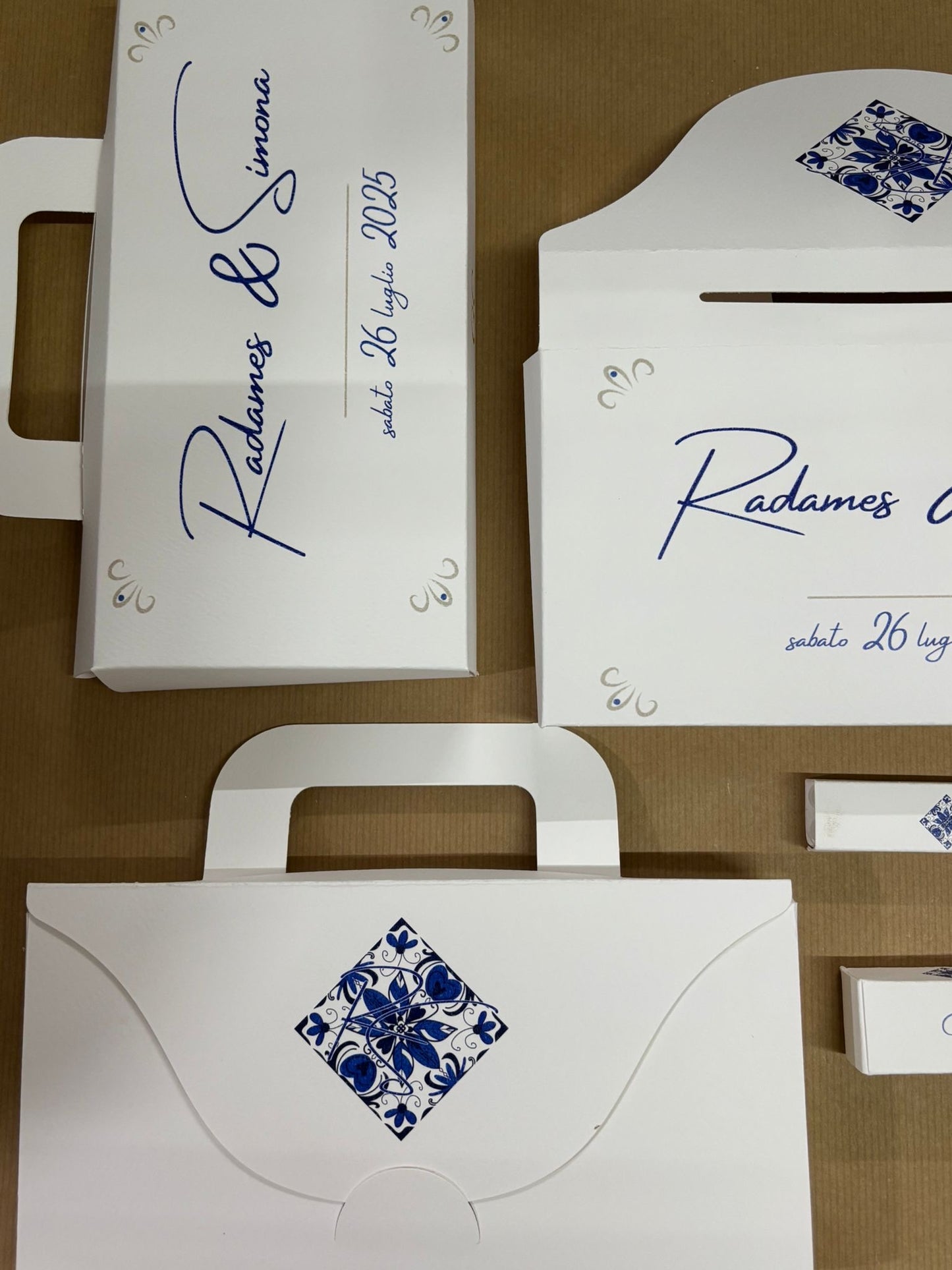 Wedding bag kit con grafica interamente personalizzata