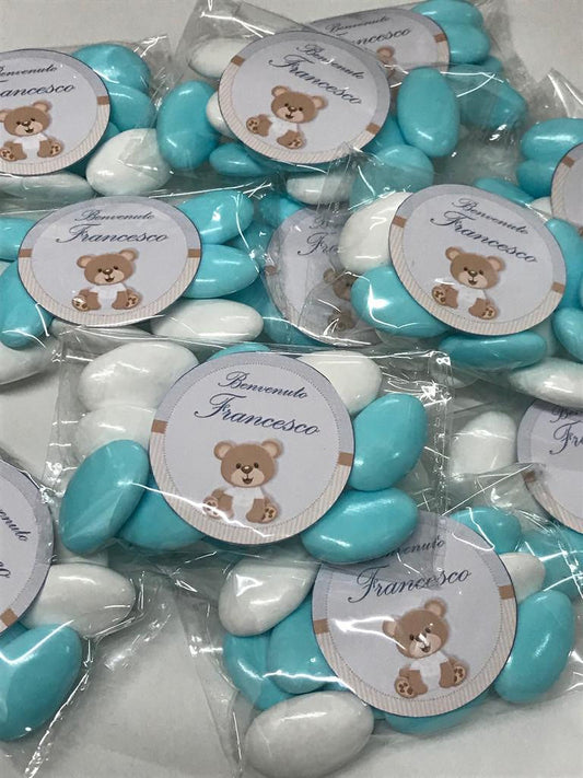 bustine rettangolari con confetti